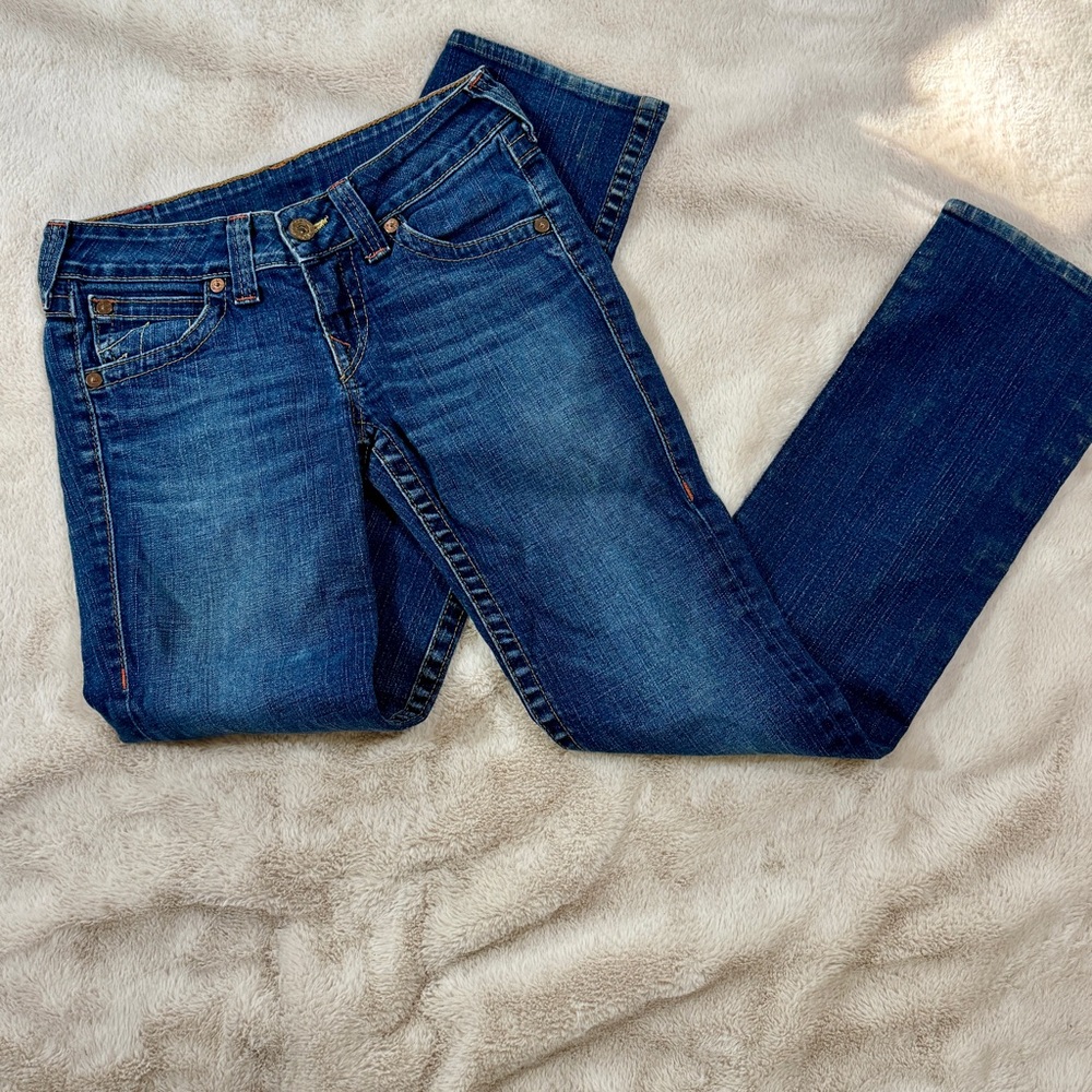 True Religion Women's Billy Straight Leg Medium Washed 8 29 - Picture 4 of 9